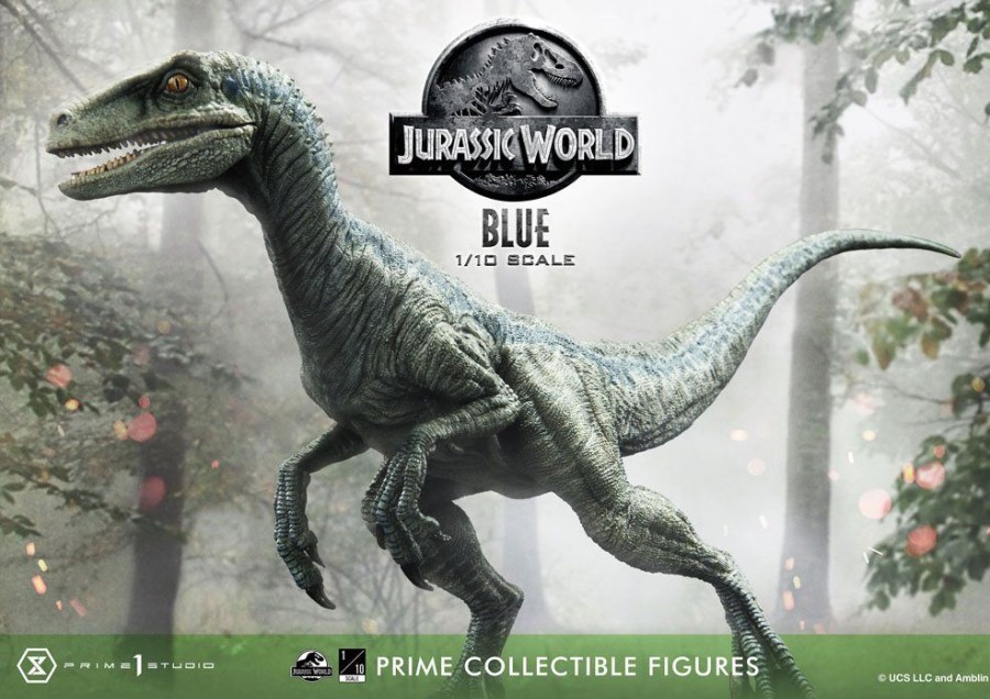 Prime 1 Studio | Jurassic World Fall King. - Blue - Statuette '17X14X36Cm'