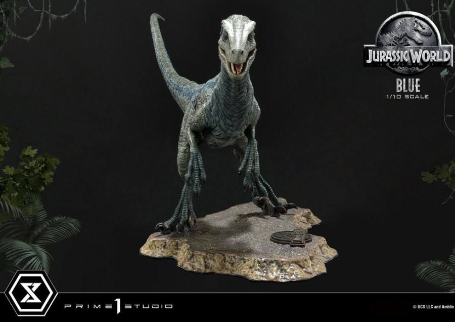 Prime 1 Studio | Jurassic World Fall King. - Blue - Statuette '17X14X36Cm'