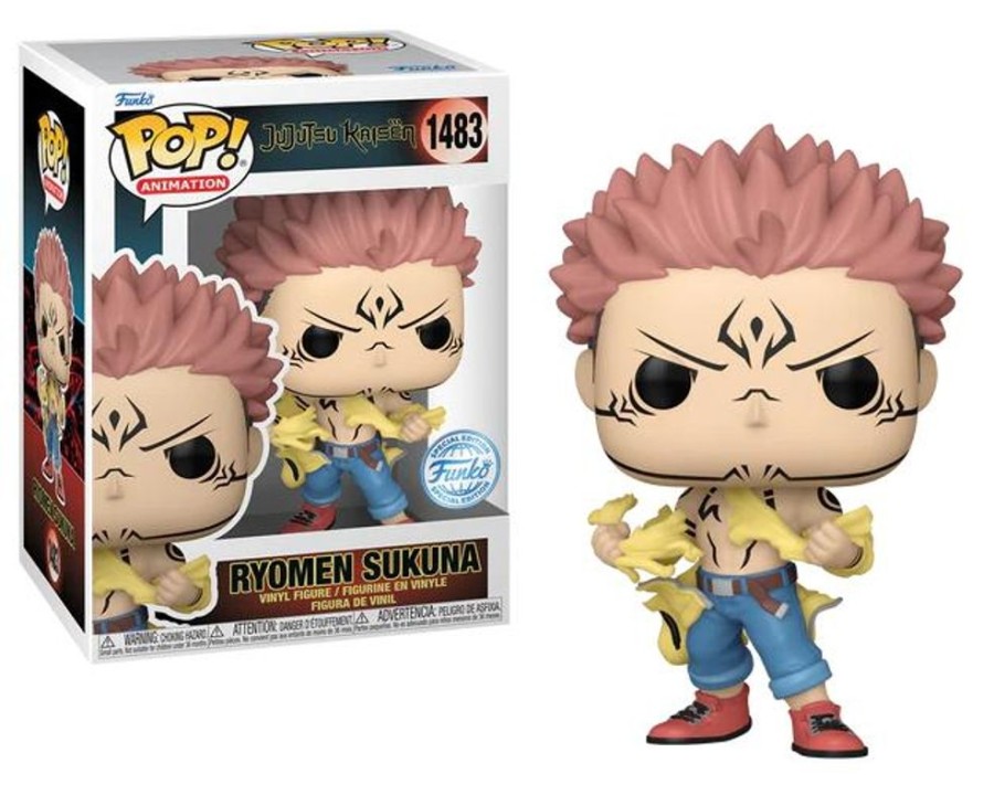 Funko | Jujutsu Kaisen - Pop Animation N° 1483 - Sukuna Dechirant Sa Chemise