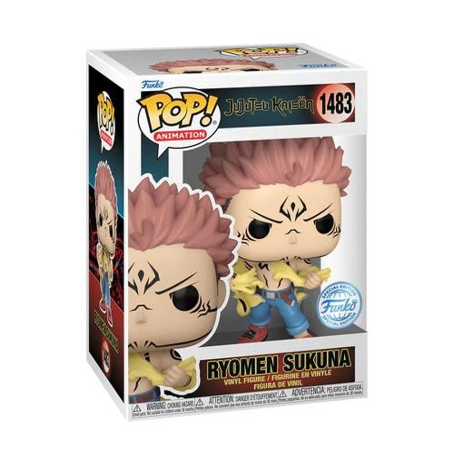 Funko | Jujutsu Kaisen - Pop Animation N° 1483 - Sukuna Dechirant Sa Chemise