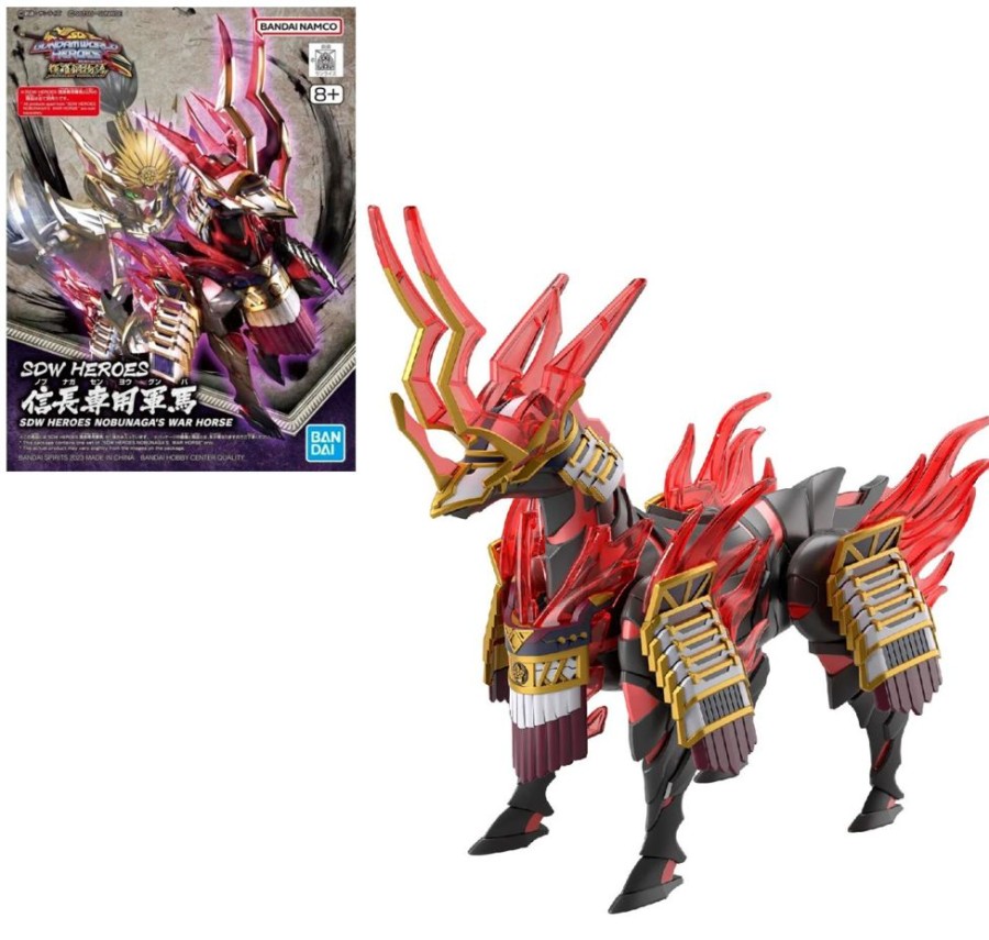 Bandai Model Kit | Gundam - Sdw Heroes Nobunaga'S War Horse - Model Kit