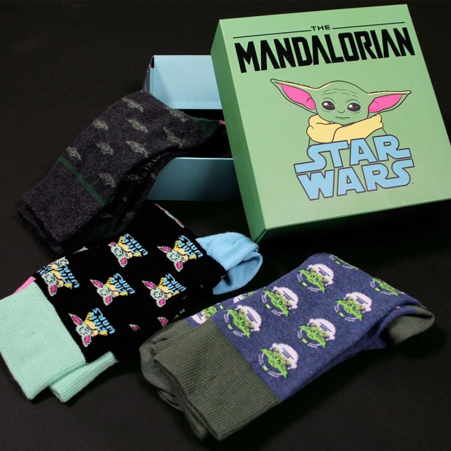 Cerda | Star Wars - The Child - Pack De 3 Paires De Chaussettes (T 40-46)