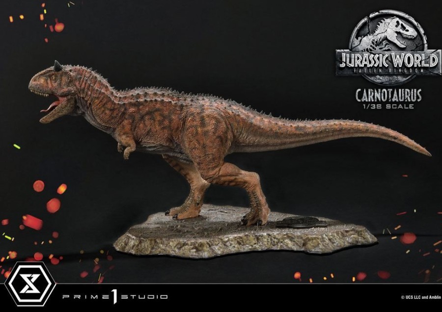 Prime 1 Studio | Jurassic World Fall King. - Carnotaurus - Statuette '16X33X14Cm'