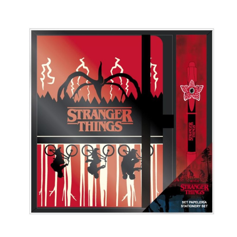 Cerda | Stranger Things - Set Notebook A5 + 1 Stylo-Bille