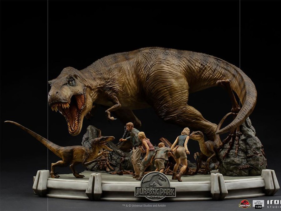 Iron Studios | Jurassic Park - Final Scene - Statuette Iron Studios 25X47X37Cm