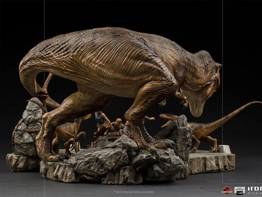 Iron Studios | Jurassic Park - Final Scene - Statuette Iron Studios 25X47X37Cm