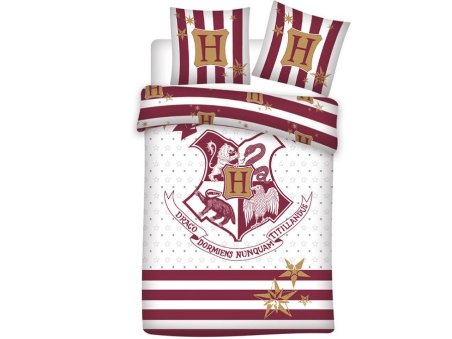 AyMax | Harry Potter - Parure De Lit 200X200Cm - Hogwarts '100% Coton'