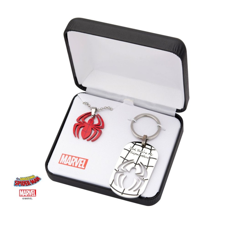 S1 Studio | Marvel - Spider-Man Jewelry Set 'Dad, You'Re My Superhero'