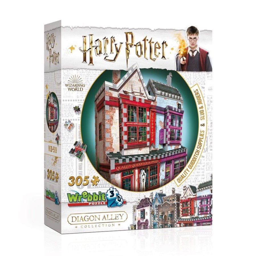 Wrebbit | Harry Potter - Puzzle 3D - Boutiques Quidditch - 305Pcs