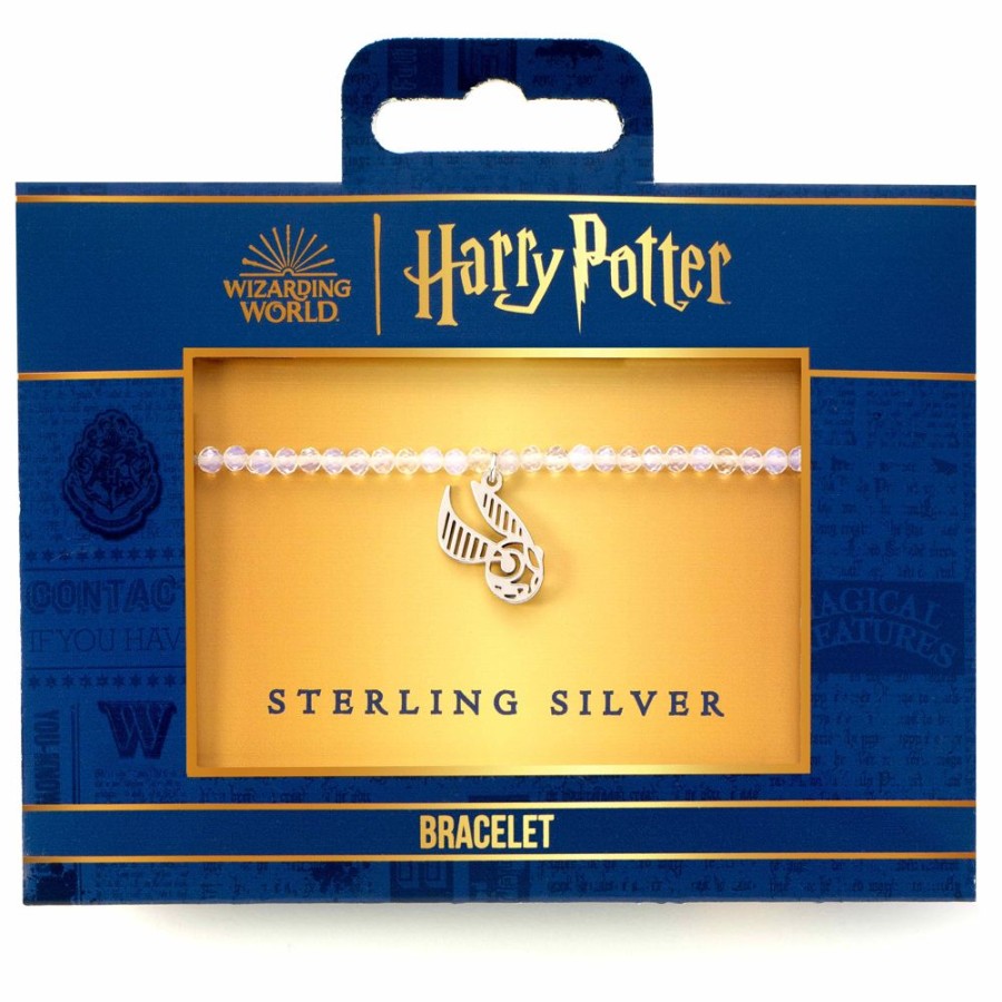 Carat | Harry Potter - Vif D'Or - Charme En Argent & Bracelet Perles