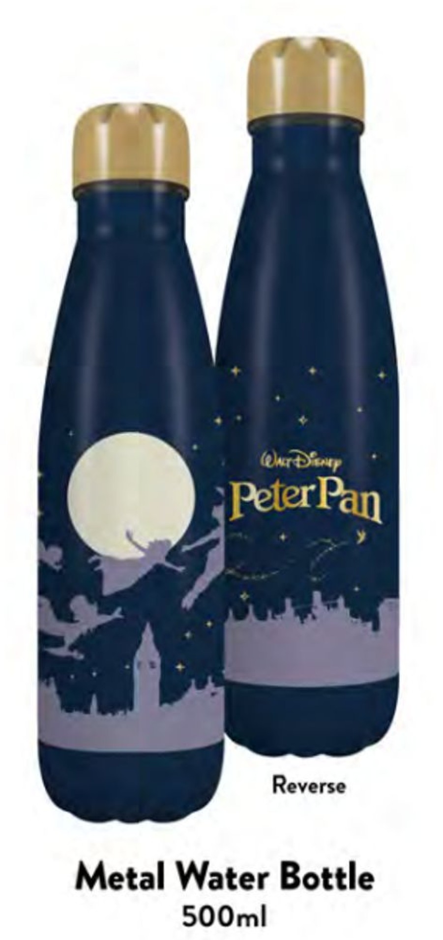 HMB | Disney - Peter Pan - Bouteille D'Eau Metal 500Ml