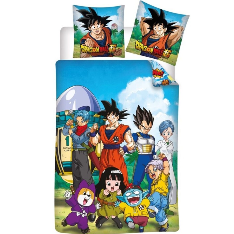 AyMax | Dragon Ball Z - Parure De Lit 140X200Cm - Capsule 8 '100% Polycoton'