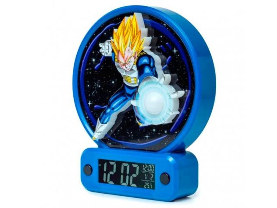 Teknofun | Dragon Ball Z - Vegeta - Reveil Lumineux Led - 18 Cm