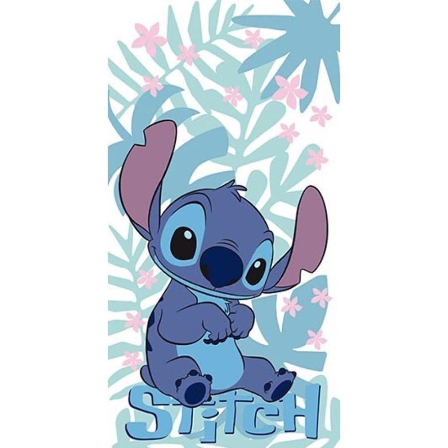 AyMax | Lilo & Stitch -Stitch Assi -Serviette De Plage 100% Polyester 70X140Cm