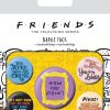 Pyramid | Friends - Pack De 5 Badges - Quotes