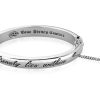 Couture Kingdom | Beauty & The Beast - Beauty Lies Bangle 'White Gold Plated'