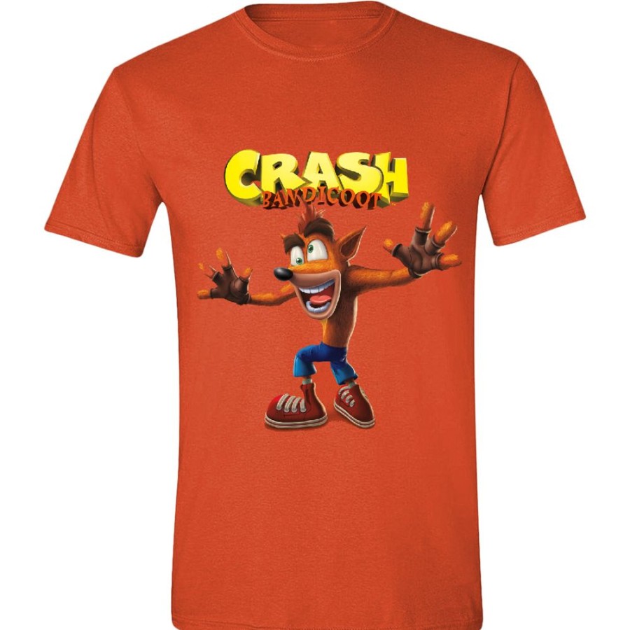 CRASH BANDICOOT | Crash Bandicoot - T-Shirt Crazy Crash Face (S)