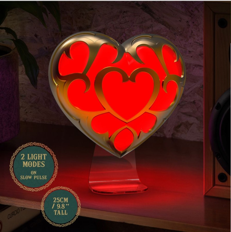 Paladone | The Legend Of Zelda - Coeur - Lampe 25Cm