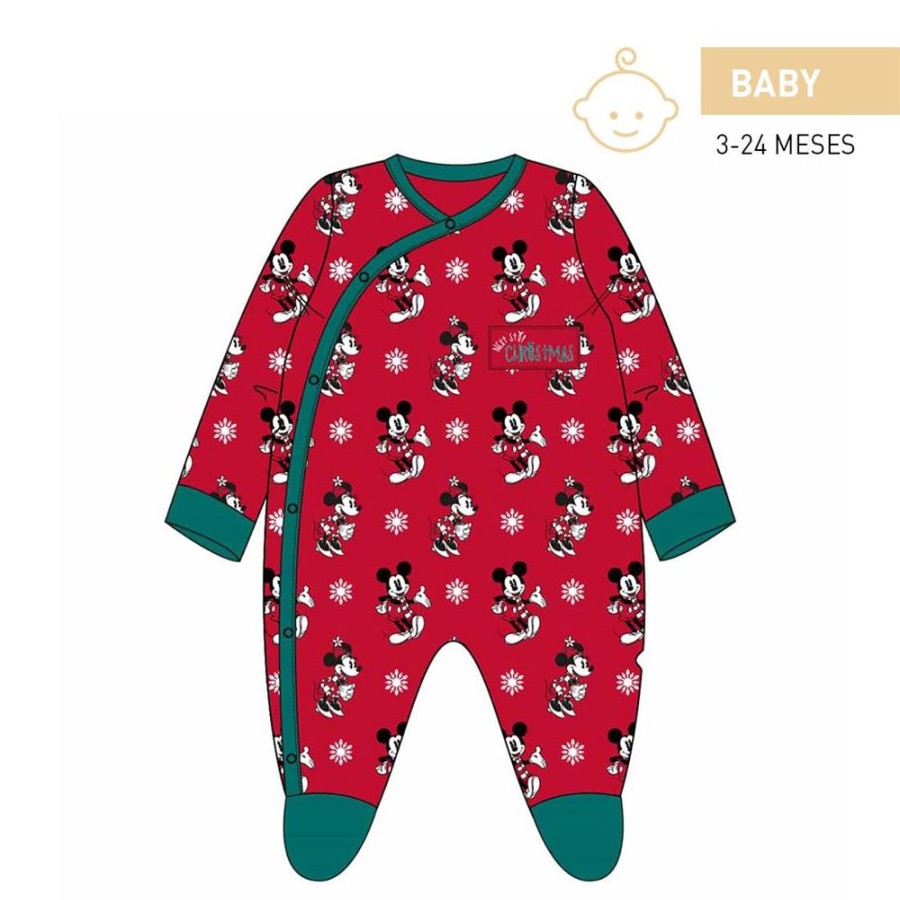 Cerda | Disney - Mickey - Barboteuse Bebe En Jersey - (3 Mois)