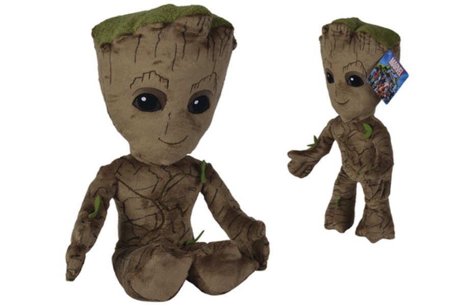 Simba Toys | Guardiens De La Galaxie - Groot Jeune - Peluche 45 Cm