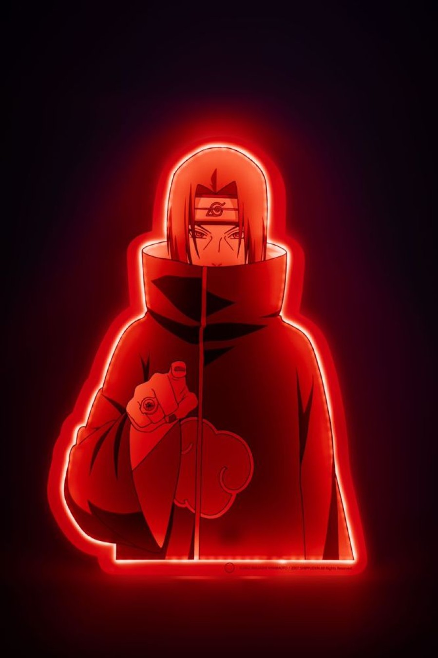 Teknofun | Naruto - Itachi - Neon Mural Led - 40 Cm