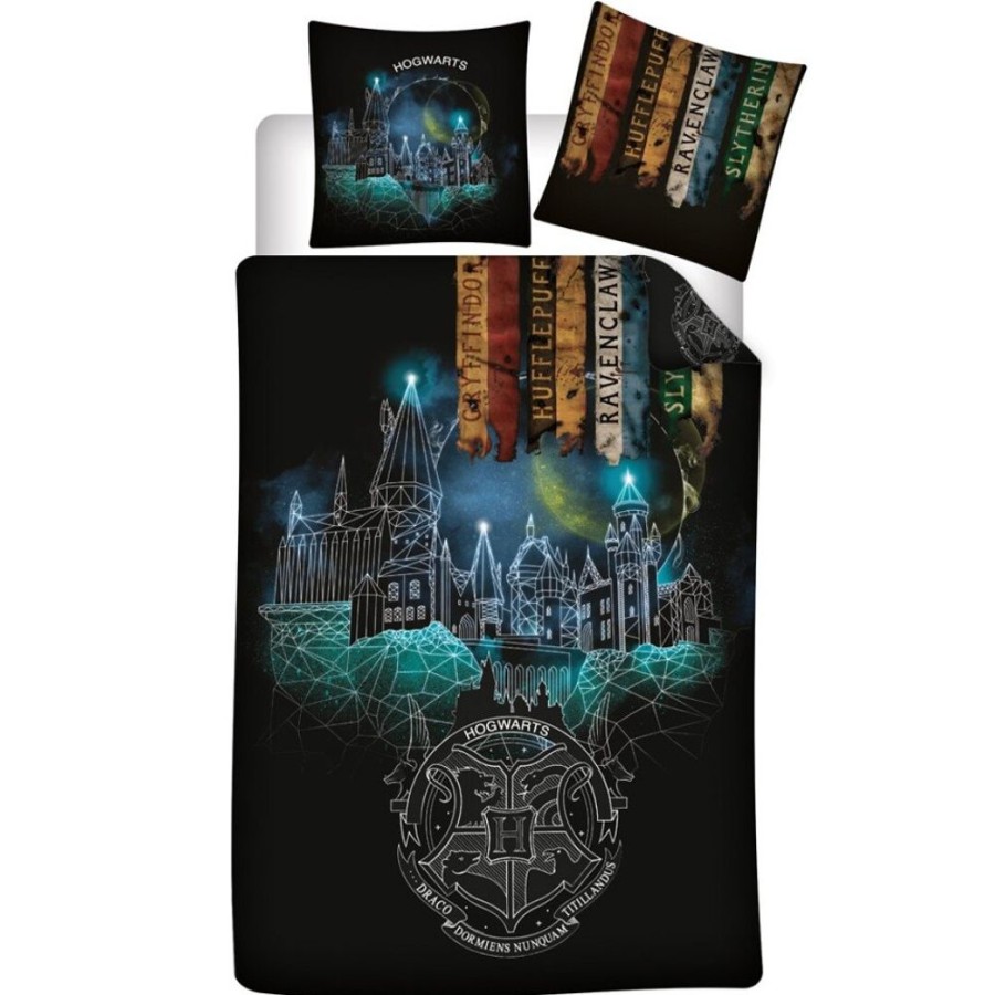 AyMax | Harry Potter - Poudlard - Parure De Lit 140X200Cm - '100% Microfibre'