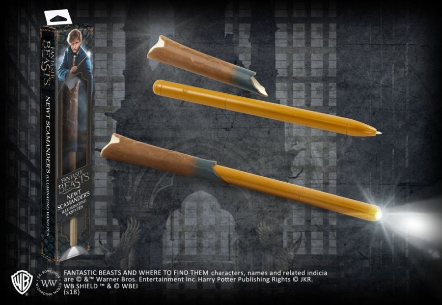 Noble Collection | Fantastic Beasts - Stylo Lumineux Baguette Magique Norbert Dragonneau