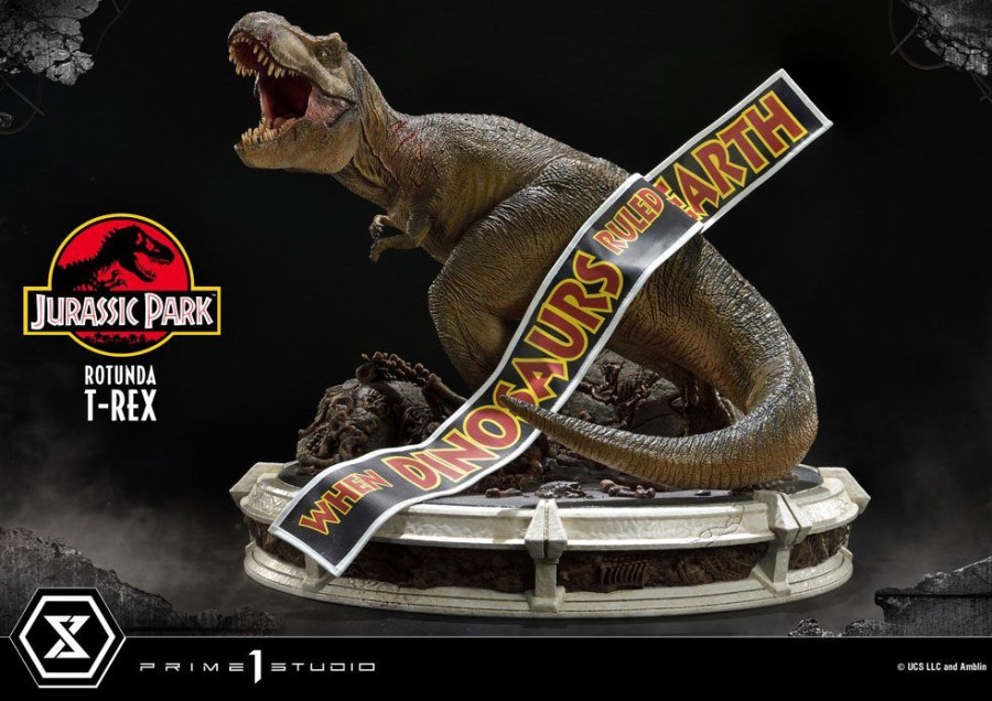 Prime 1 Studio | Jurassic Park - Rotunda T-Rex - Statuette 1/6 37Cm