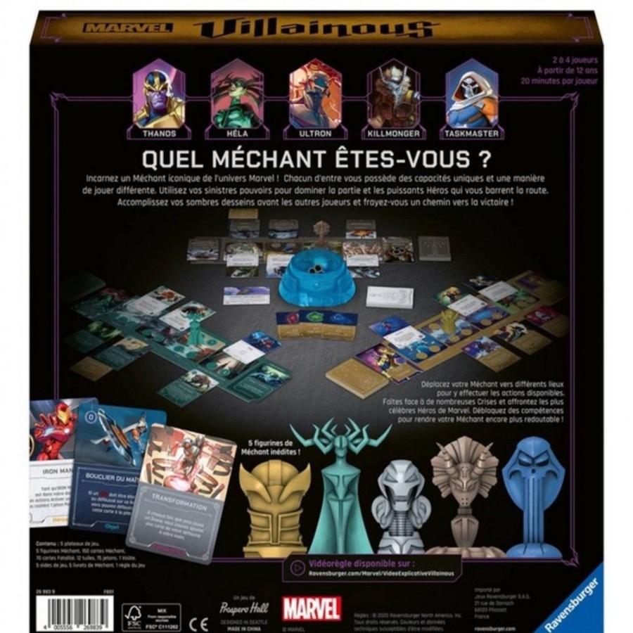 Ravensburger | Marvel - Villainous - Jeux De Societe 'Vf'