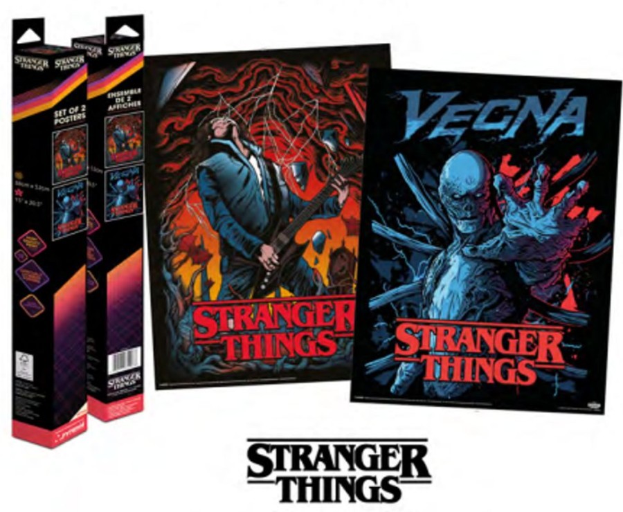 Pyramid | Stranger Things - Vecna & Eddie - Set 2 Posters 52 X 38Cm