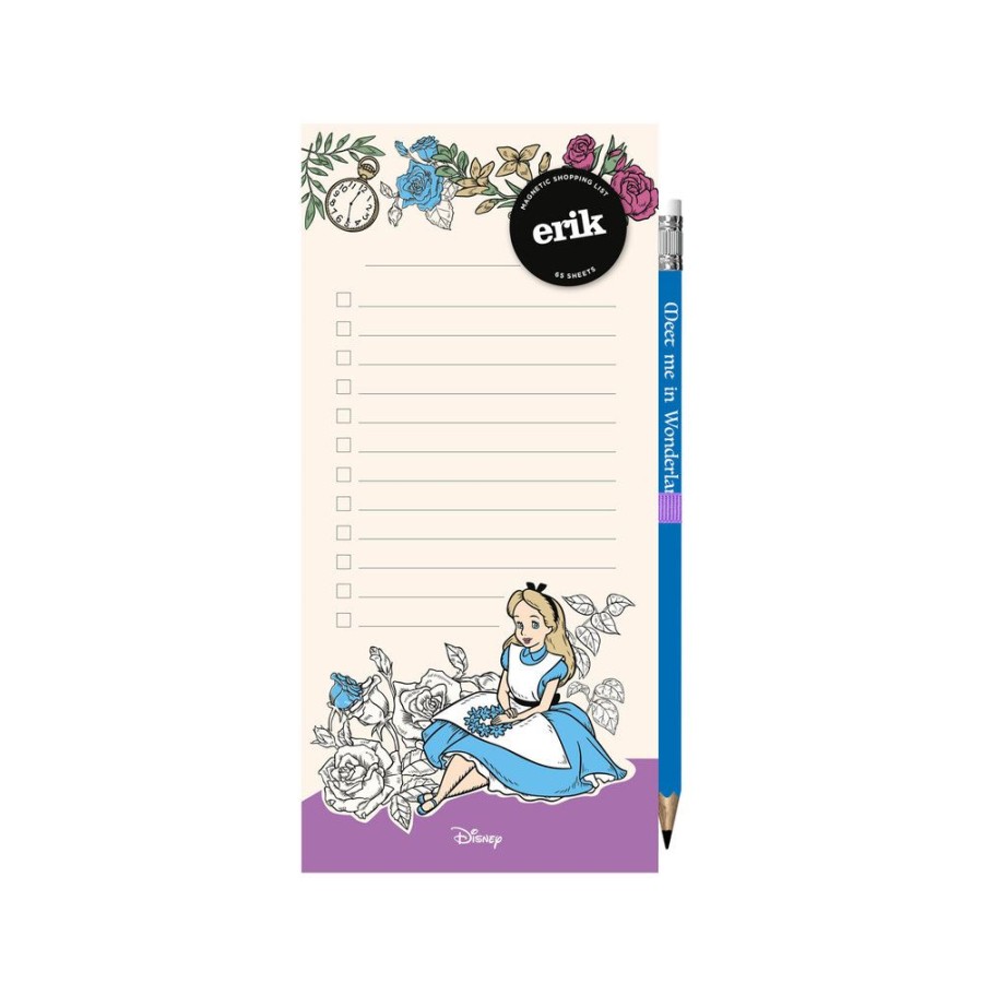 Grupo Erik | Disney - Alice - Liste De Course Magnetique + Crayon