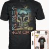 Funko Tees | The Mandalorian - Mando & L'Enfant - T-Shirt Pop (S)