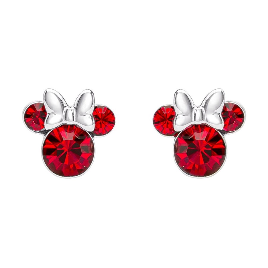 Peershardy | Minnie - Clous D'Oreilles Anniversaire En Laiton Plaque - Juillet